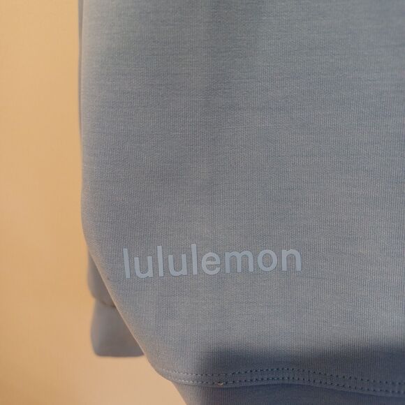 Lululemon Softstreme Perfectly Oversized Cropped CrewAero Blue W3GL9S Size 6 - Picture 5 of 7